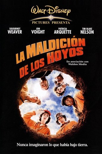Cartel de La maldición de los hoyos