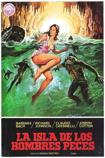 Cartel de La isla de los hombres peces