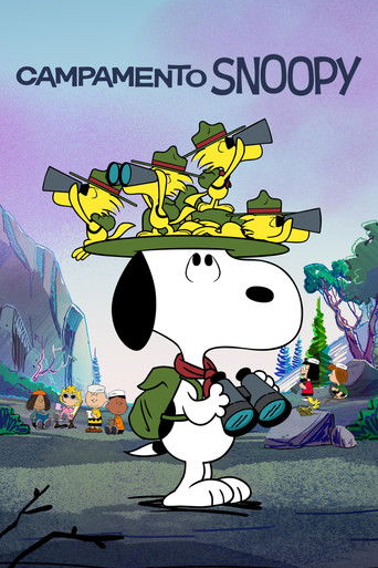 Cartel de Campamento Snoopy