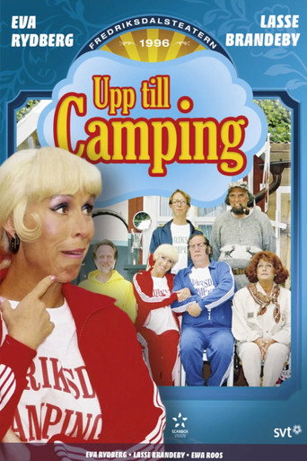 Cartel de Upp till camping