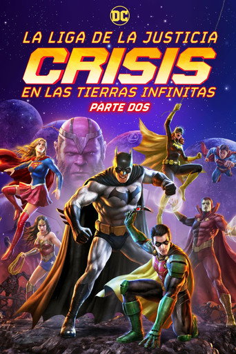 Cartel de Liga de la Justicia: Crisis en Tierras Infinitas - Parte 2