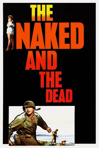 Cartel de Los desnudos y los muertos