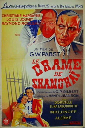 Cartel de Le Drame de Shanghaï