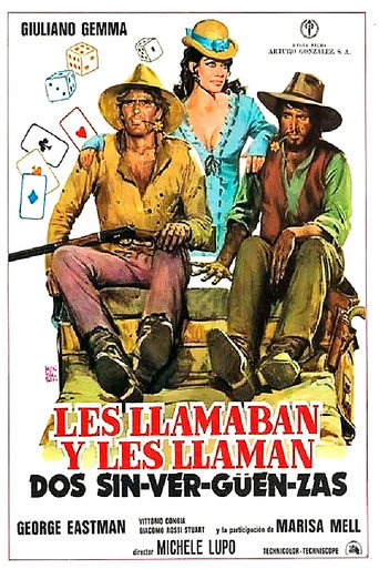 Cartel de Les llamaban y les llaman dos sinvergüenzas