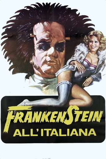 Cartel de Frankenstein a la italiana