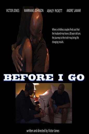 Cartel de Before I Go