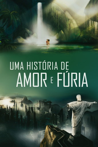 Cartel de Rio 2096: una historia de amor y furia
