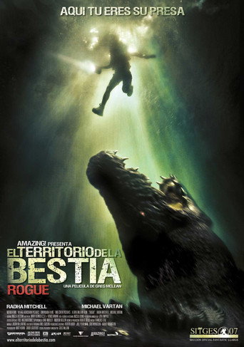 Cartel de El territorio de la bestia