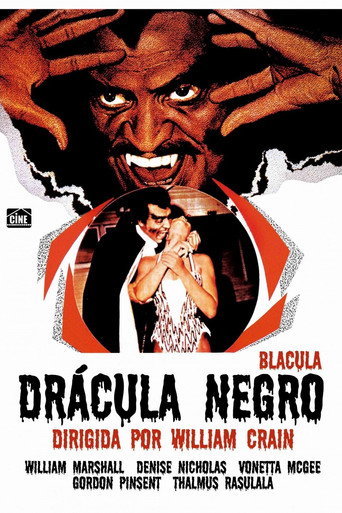 Cartel de Drácula negro