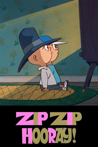 Cartel de El Coyote y el Correcaminos: Zip Zip Hooray!