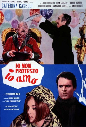 Cartel de Io non protesto, io amo