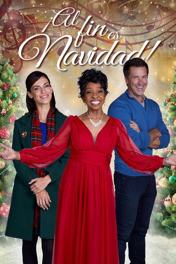 Cartel de Me alegro de que sea Navidad