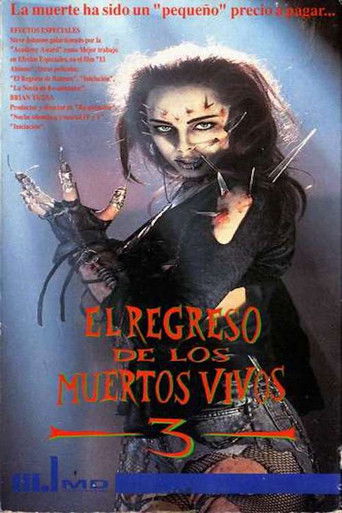 Cartel de El regreso de los muertos vivientes 3 (Mortal Zombie)