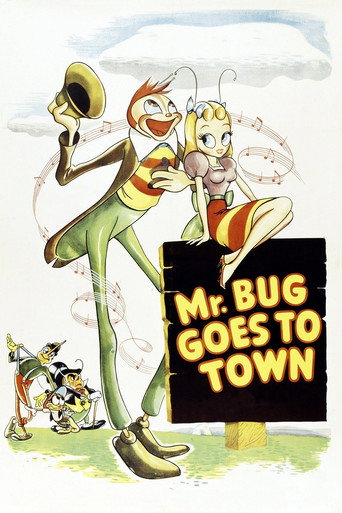 Cartel de Hoppity va a la ciudad