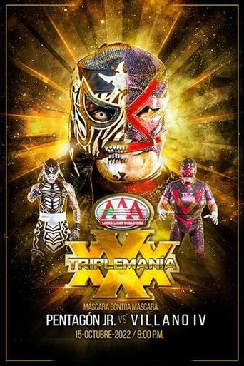 Cartel de AAA Triplemania XXX: Mexico City
