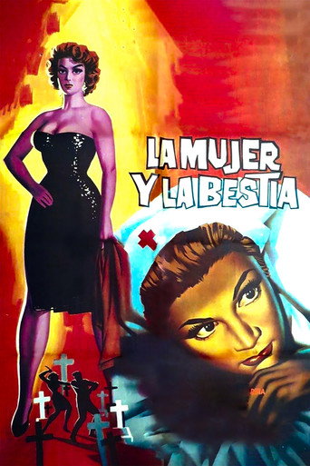 Cartel de La mujer y la bestia
