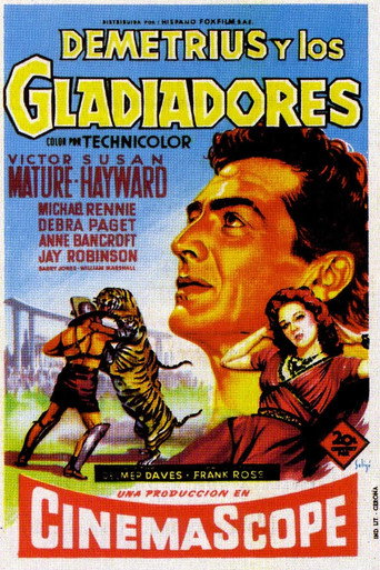 Cartel de Demetrius y los gladiadores