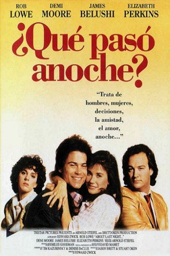 Cartel de ¿Qué pasó anoche?