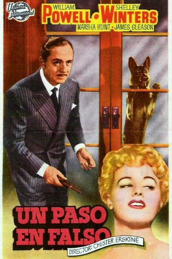 Cartel de Un paso en falso