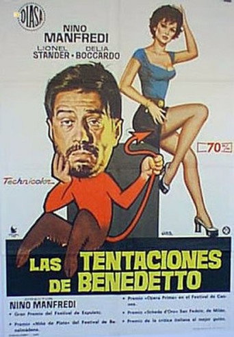 Cartel de Las tentaciones de Benedetto