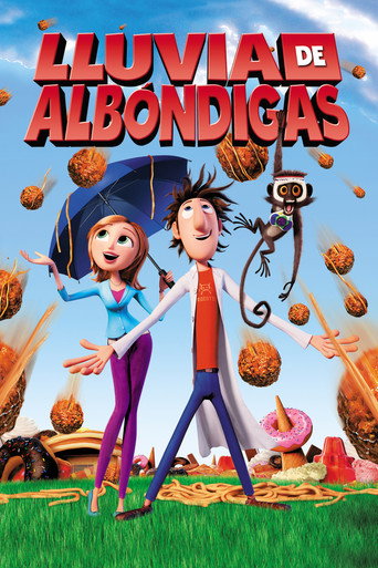 Cartel de Lluvia de albóndigas