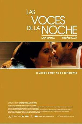 Cartel de Las voces de la noche