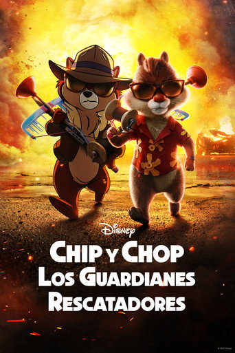 Cartel de Chip y Chop: Los guardianes rescatadores