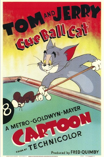 Cartel de Cue Ball Cat
