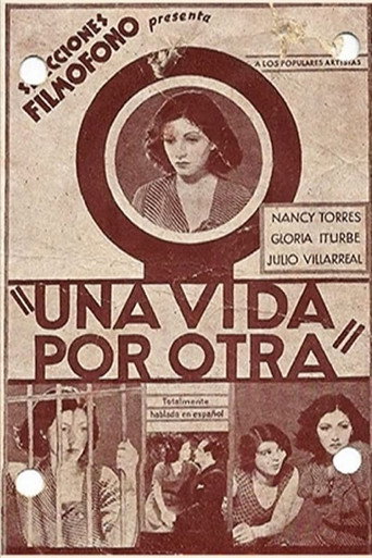 Cartel de Una vida por otra