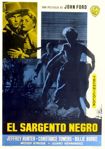 Cartel de El sargento negro