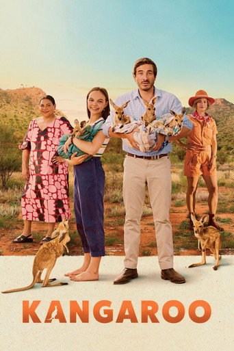 Cartel de Kangaroo: Una aventura en Australia