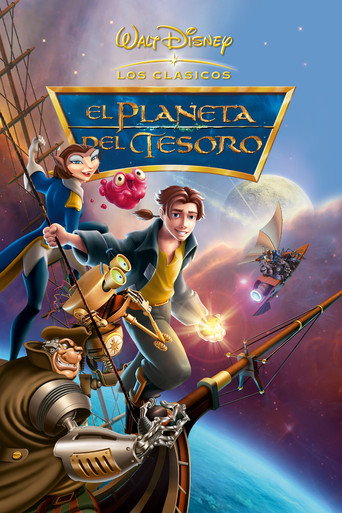 Cartel de El planeta del tesoro