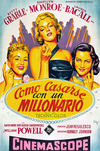 Cartel de Cómo casarse con un millonario