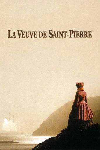 Cartel de La viuda de Saint-Pierre