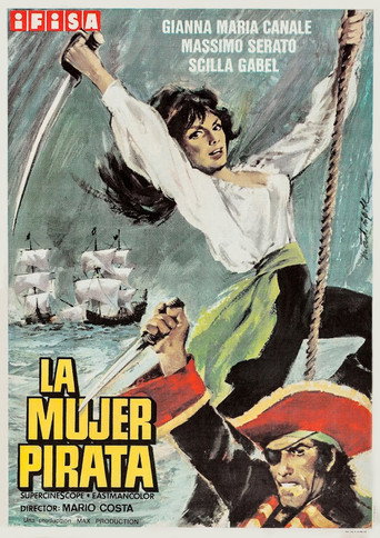 Cartel de La mujer pirata