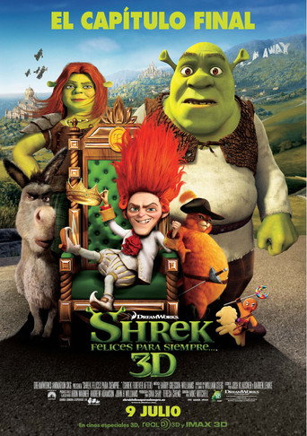 Cartel de Shrek IV. Felices para siempre