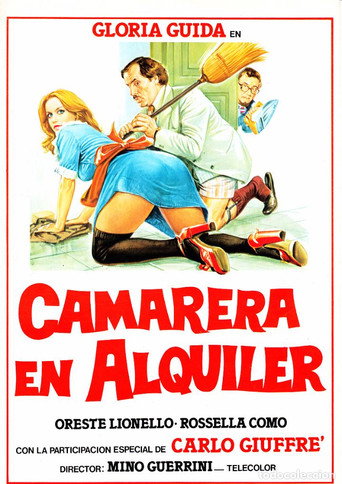 Cartel de Camarera en alquiler