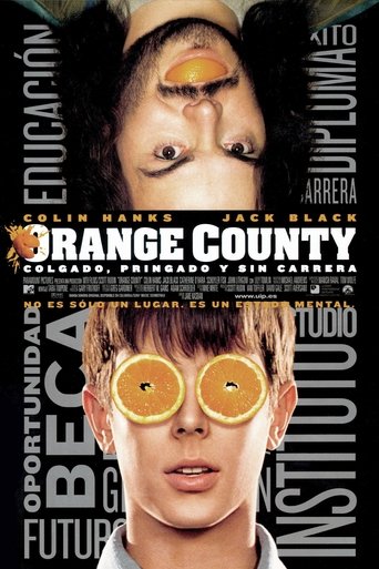 Cartel de Orange County (colgado, pringado y sin carrera)