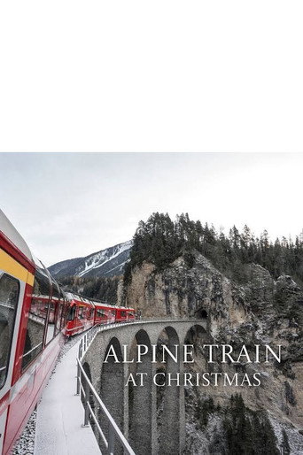 Cartel de Alpine Train at Christmas