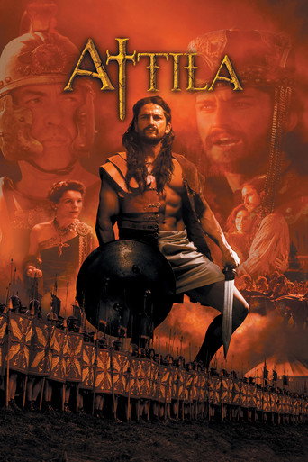 Cartel de Atila, rey de los hunos