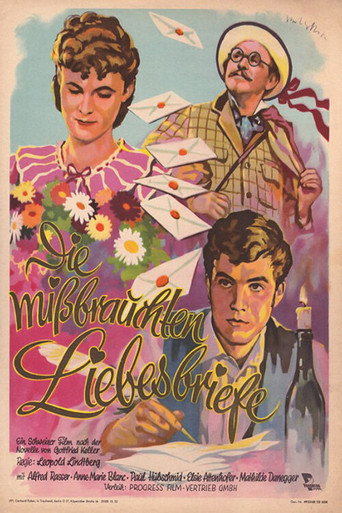Cartel de Die missbrauchten Liebesbriefe