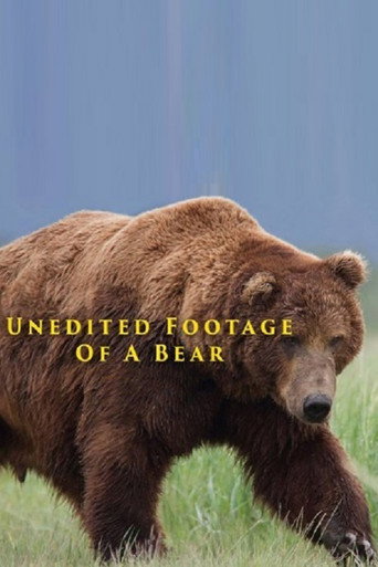 Cartel de Unedited Footage of a Bear