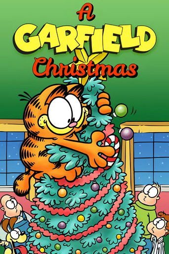 Cartel de Navidades con Garfield