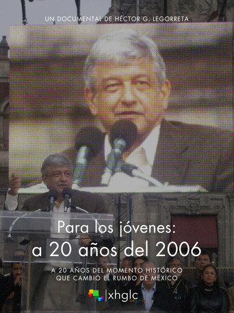 Cartel de Para los jóvenes: a 20 años del 2006