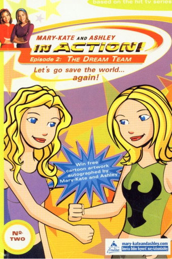 Cartel de Mary-Kate y Ashley en acción
