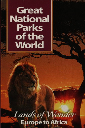 Cartel de Great National Parks of the World: Lands of Wonder Europe to Africa