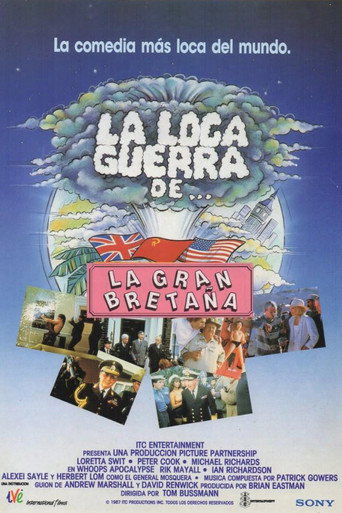 Cartel de La loca guerra de la Gran Bretaña