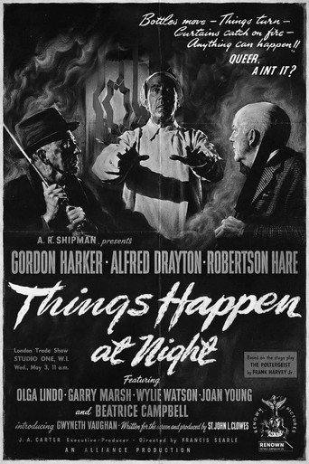 Cartel de Things Happen at Night