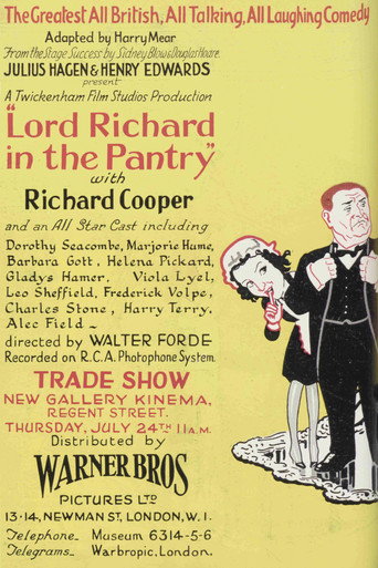 Cartel de Lord Richard in the Pantry