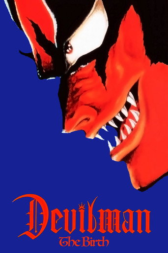 Cartel de Devilman Volumen 1: El nacimiento